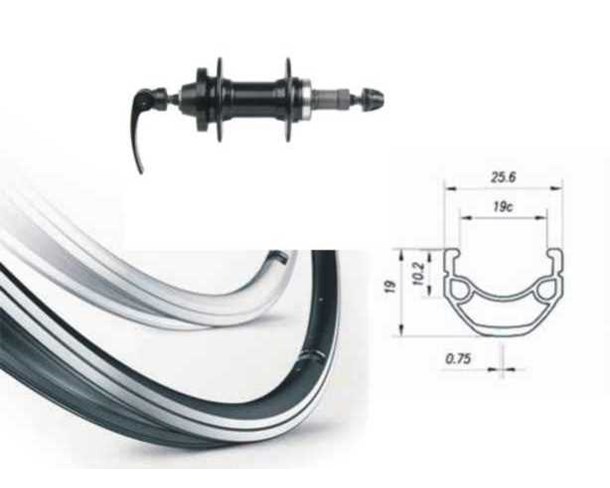 Kotač II 28/29" kranz Disk Mach1 ER-10 CRNI 36h