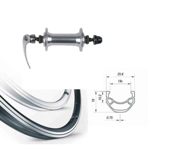 Kotač I 28" Mach1 ER-10 QR-naba 36h srebrni