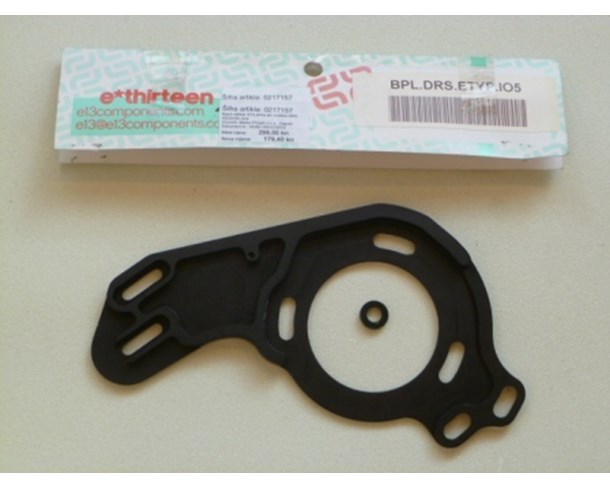 E13 ploča alu vodilice DRS ISCG+05 crna