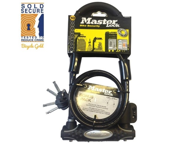 Lokot Master Lock U-lock 210x110x13mm + sajla