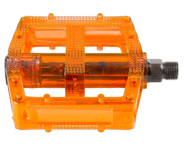 Pedale BMX PVC-body transparent-orange
