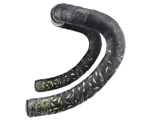 Traka volana Supacaz Super Sticky Kush star/fade-emerald
