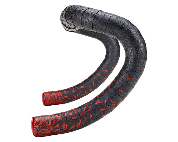 Traka volana Supacaz Super Sticky Kush star/fade-red