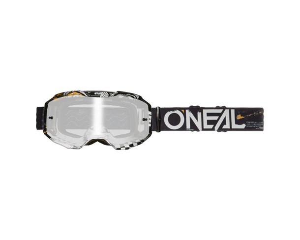 Goggle O'Neal B-10 ATTACK V.24 Black/White - clear