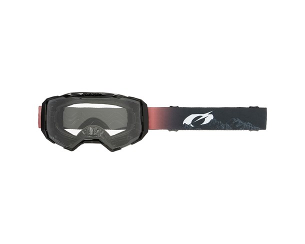 Goggle O'Neal B-22 COVERT V.25 black/red - clear
