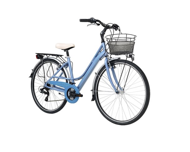 Adriatica City 3 ženski 45cm plavi sa košarom