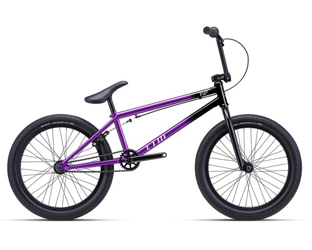 CTM BMX POP Hi-Ten CRNO/LJUBIČASTI 20.5"