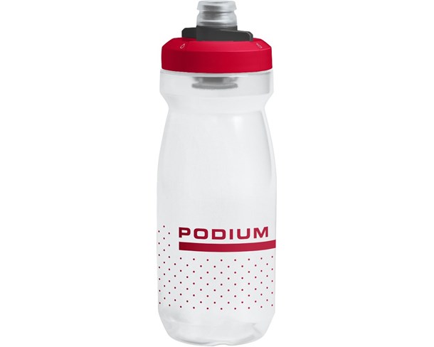 Bidon Camelbak PODIUM+ 0,62l clear/red