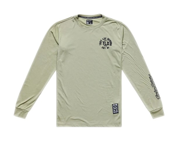 Dres TLD Skyline LS Ride Tee Stamps Sage