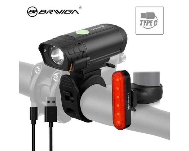 Svjetlo BRIVIGA aku-USB set prednje/zadnje EBL-3291A-56B