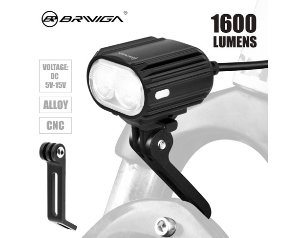Svjetlo aku-USB prednje na vilicu LW-F1600E-bike