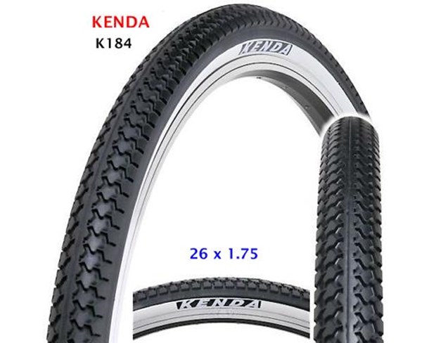 Guma 26x1,3/8", K-184, 35-590, crno/bijela