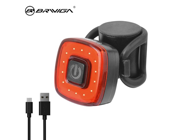 Bljeskalica BRIVIGA aku-USB zadnja crvena LW-30