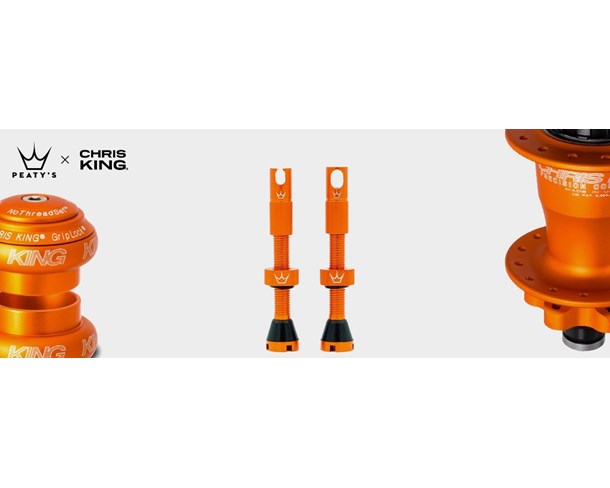 Peaty's Tubeless ventil MK2 42mm Orange
