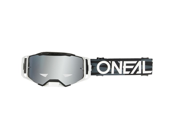 Goggle O'Neal B-33 ICTUS V.25 Black/White - Silver mirror