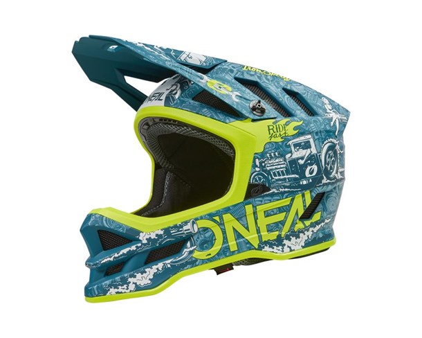 Kaciga Oneal BLADE Polyacrylite HR V.23 Teal/Yellow