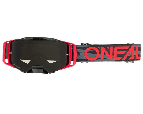 Goggle O'Neal B-33 BOLD V.25 black-red/gray