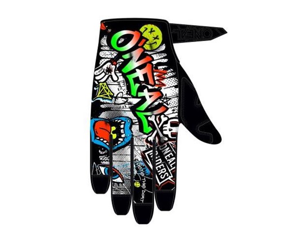 Rukavice ONeal MAYHEM RACID black/white V.22