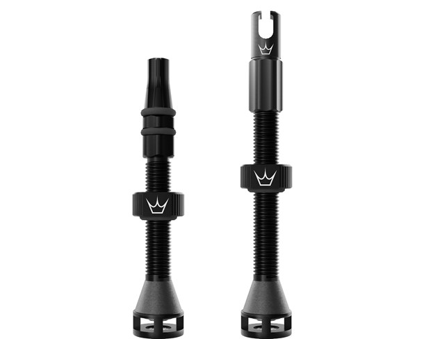 Peaty's Tubeless ventil Holeshot Fast Flow 42mm Black
