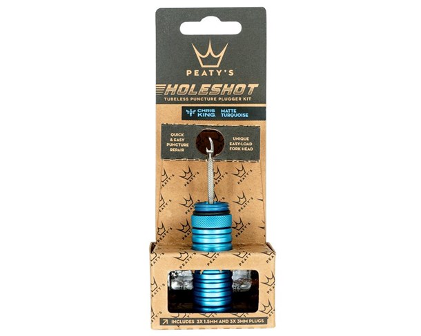 Peaty's Holeshot Set Za Krpanje Tubeless Gume Tirkizni