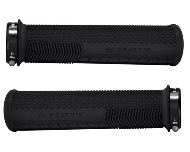 Gripovi Peaty's Monarch Knurl Thin Black