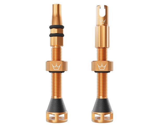 Peaty's Tubeless ventil Holeshot Fast Flow 42mm Burbon