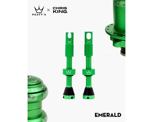 Peaty's Tubeless ventil MK2 42mm Emerald