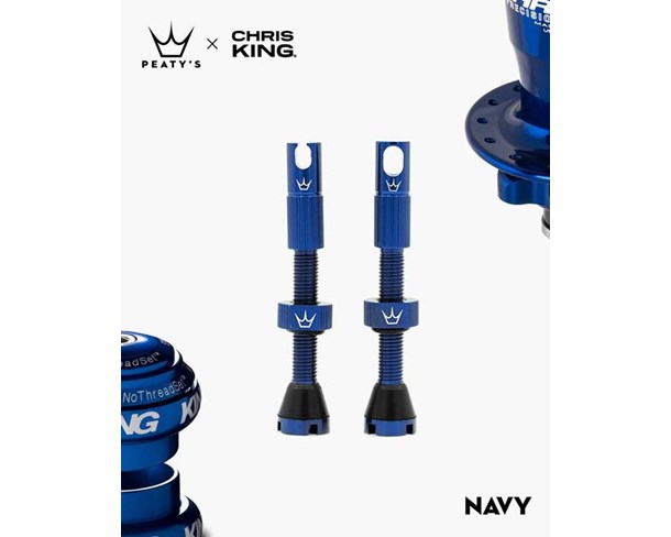 Peaty's Tubeless ventil MK2 42mm Navy