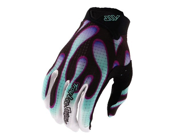 Rukavice TLD Air Overspray Black/Teal
