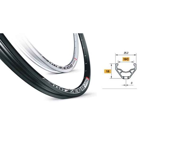 Obruč 27.5" Mach1 SUB ZERO  black 32-rupe