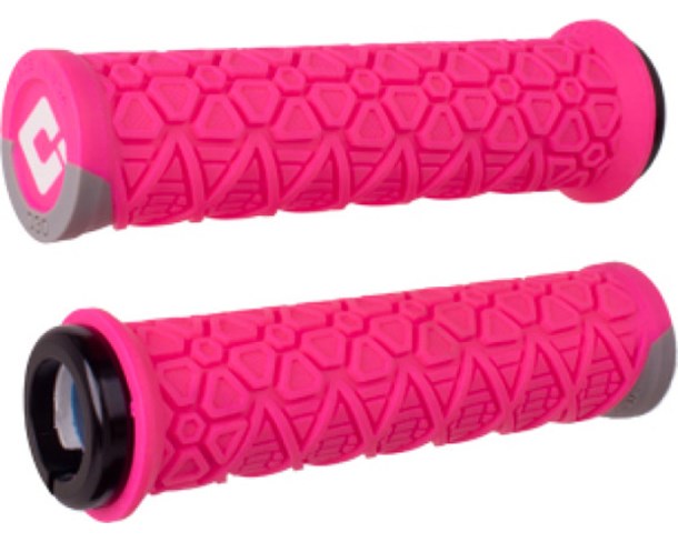 Gripovi ODI Vanquish v2.1 Lock-On Pink/Grey 135mm